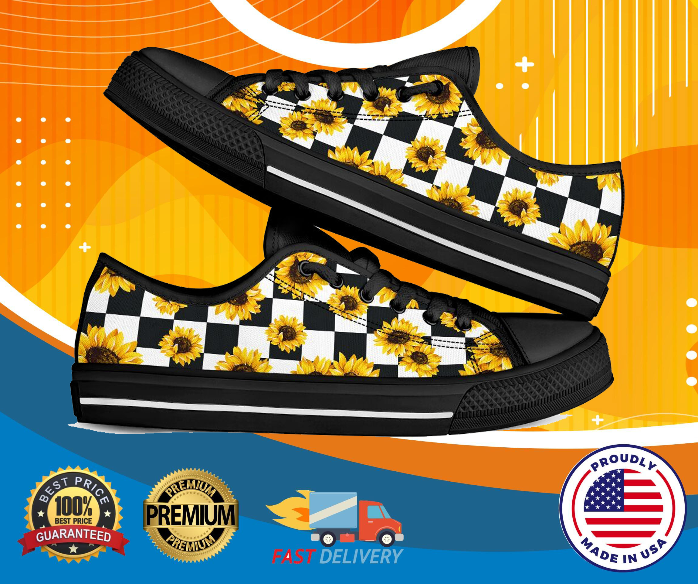 Sunflower low top shoes – LIMITED EDITION