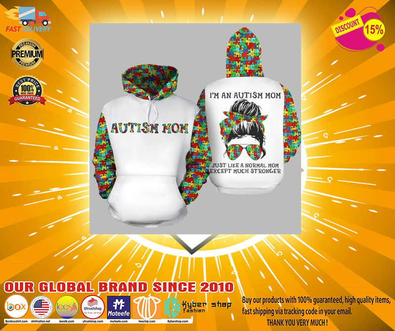 Autism mom 3D Hoodie custom personalized name2