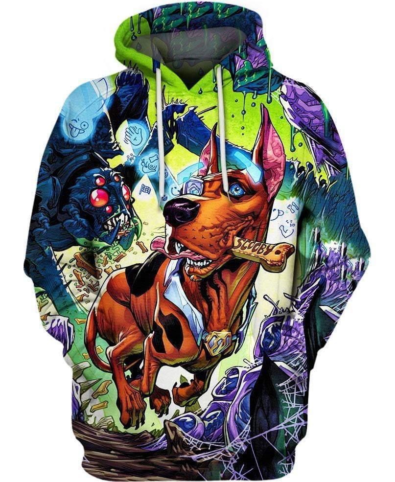 Scooby-Doo Halloween 3D All Over Printed hoodie- mytea