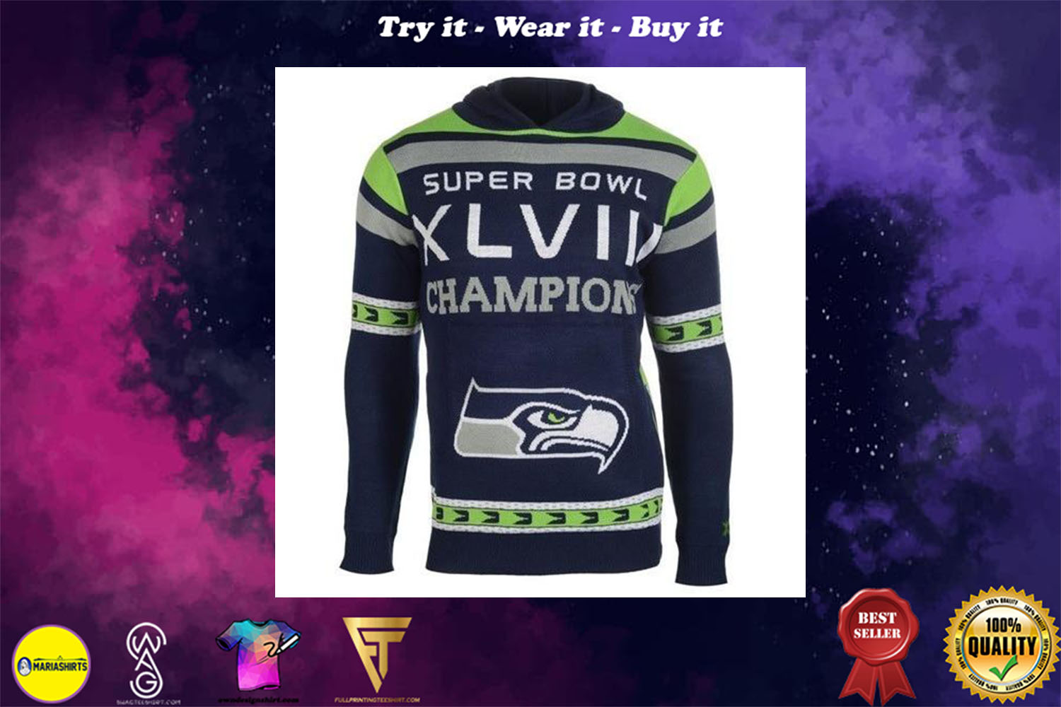 [special edition] the seattle seahawks super bowl champions full over print shirt – maria