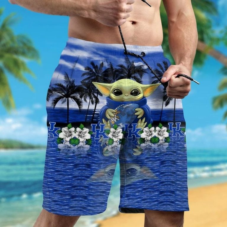 Kentucky Wildcats And Baby Yoda Hawaiian Shirt, Shorts2