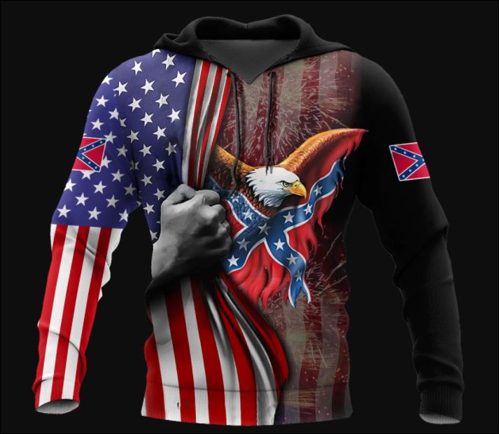 Confederate States of America 3D all over printed hoodie 1
