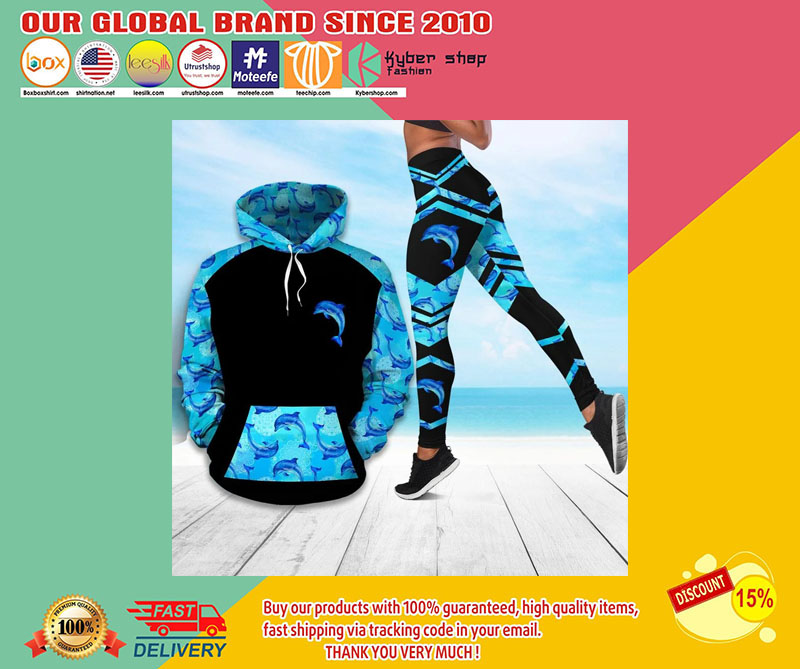 Dolphin 3d hoodie and legging1