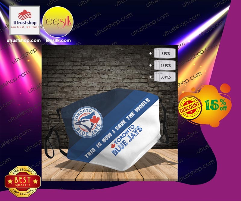 Toronto Blue Jays This is how I save the world face mask – LIMITED EDITION