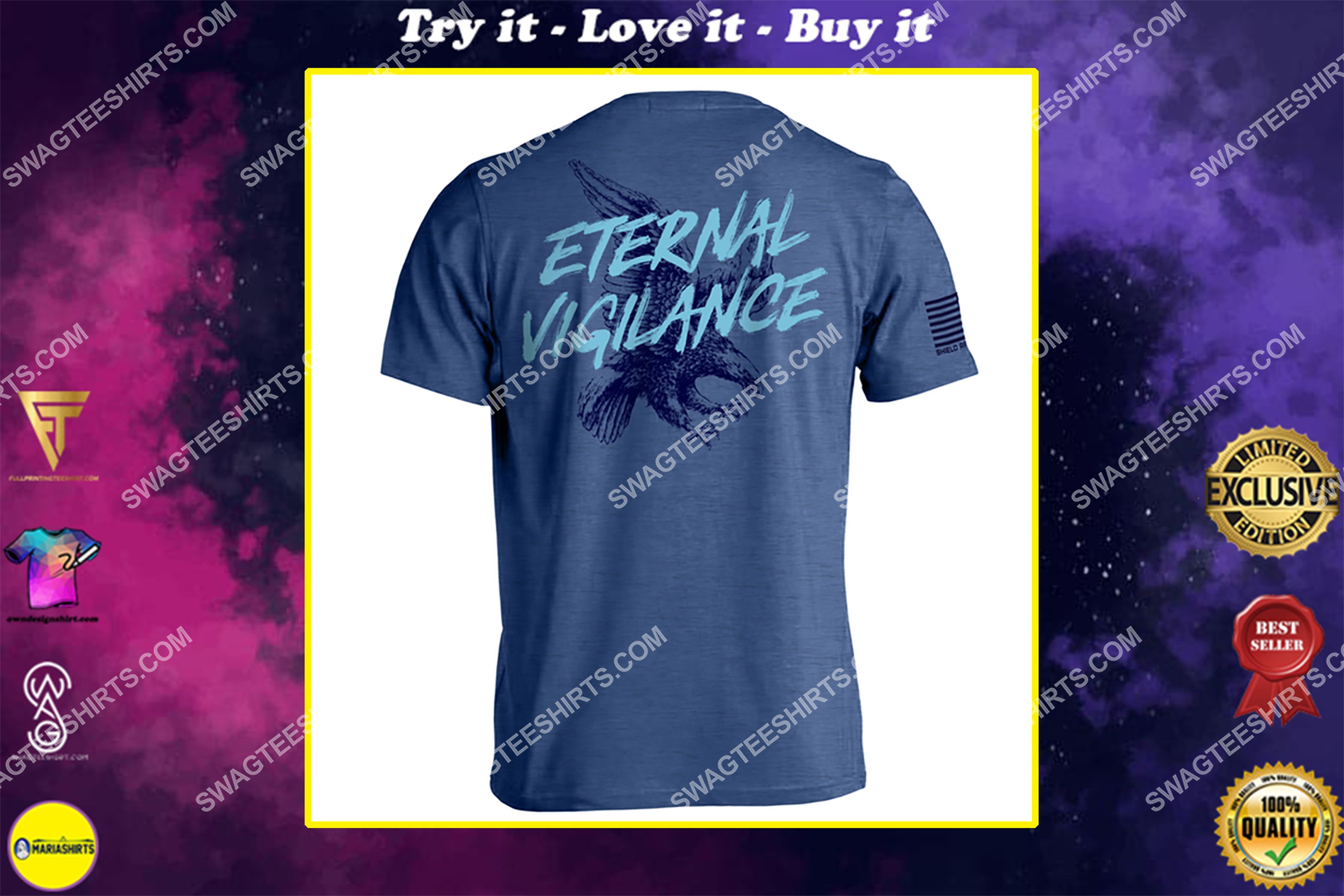 [special edition] eternal vigilance is the price of liberty political shirt – maria