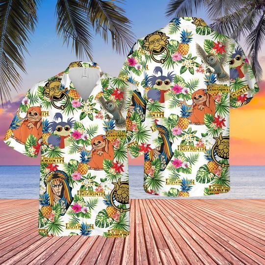 Labyrinth pineapple hawaiian shirt, short – LIMITED EDITION