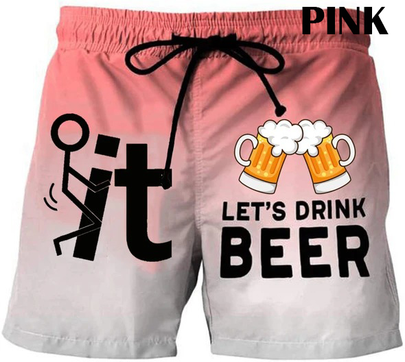 Lets Drink Beer Custom Trunks Short 2