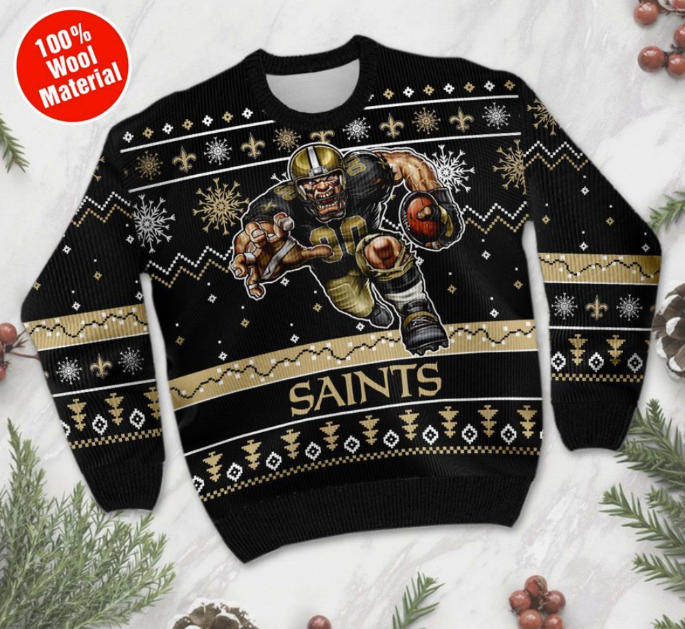 New Orleans Saints ugly sweater 1