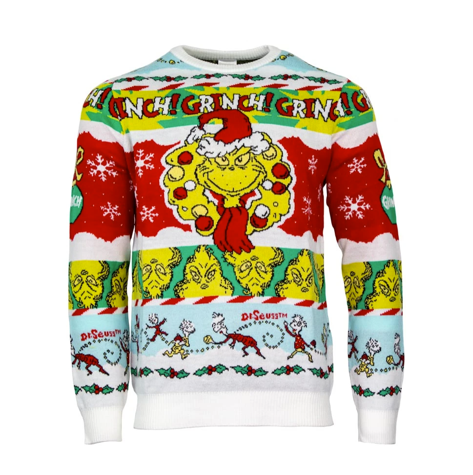 Grinch Dr Seuss ugly sweater