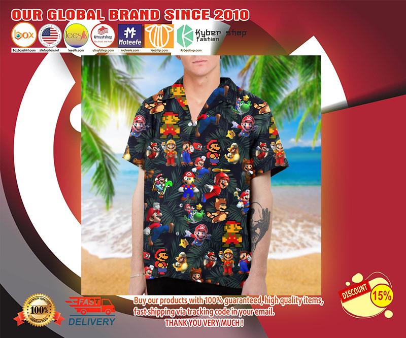 Mario hawaiian shirt 2