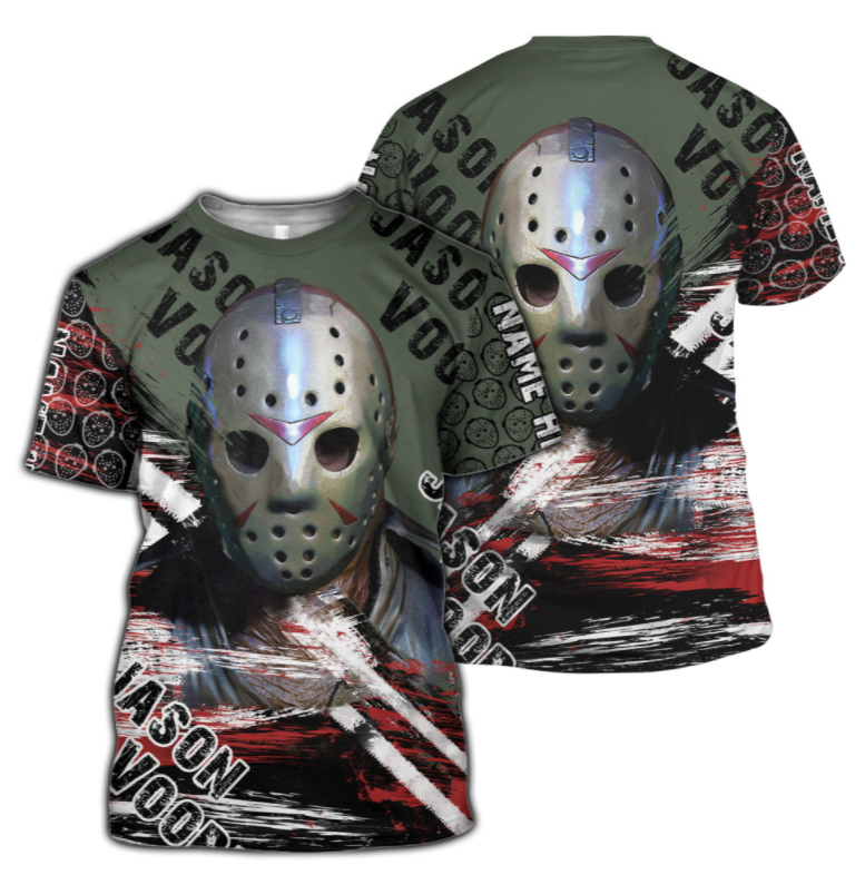 Jason Voorhees Friday the 13th custom name hoodie and sweatshirt – LIMITED EDITION