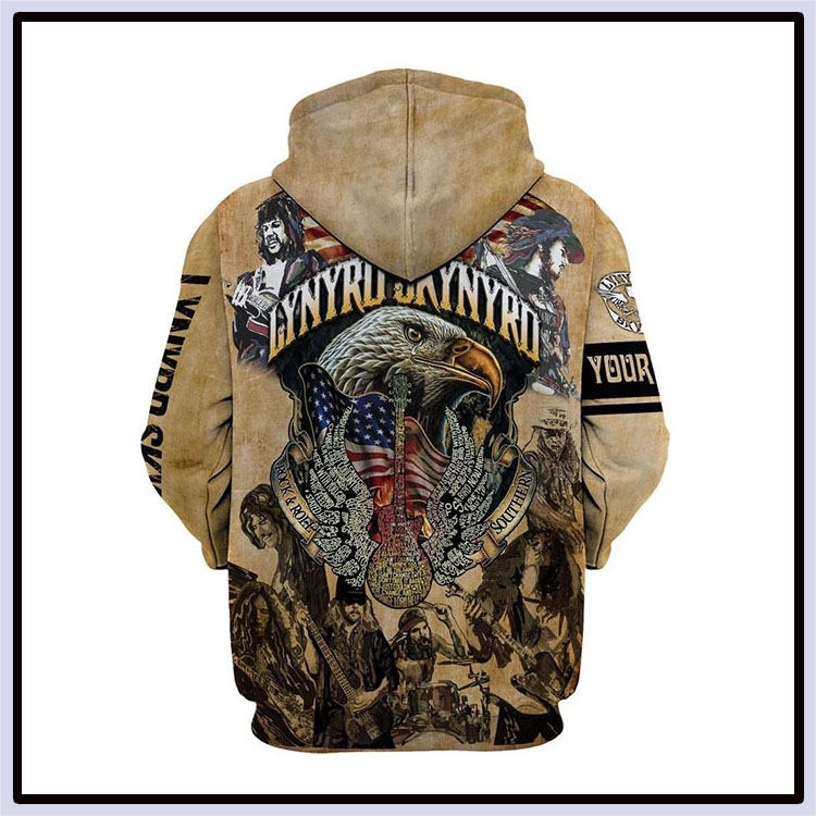 Lynyrd Skynrd Team Custom Name 3D Hoodie2