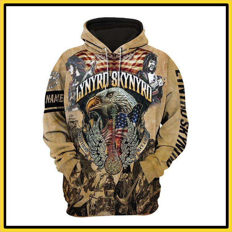 Lynyrd Skynrd Team Custom Name 3D Hoodie3