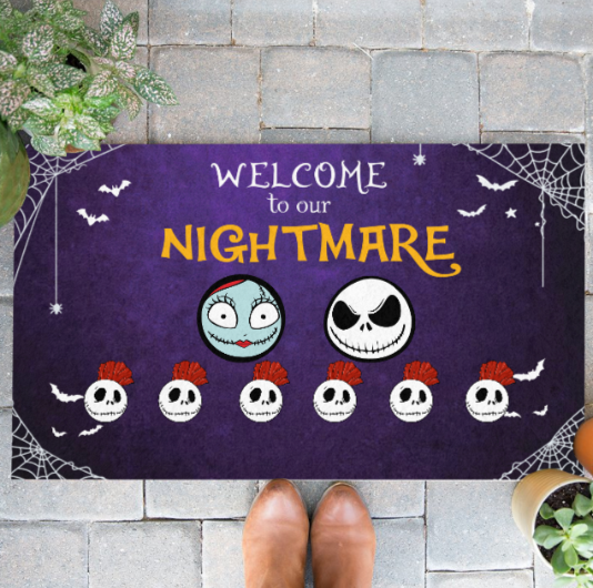 Customized Welcome To Our Nightmare Personalized Doormat – LIMITED EDITION