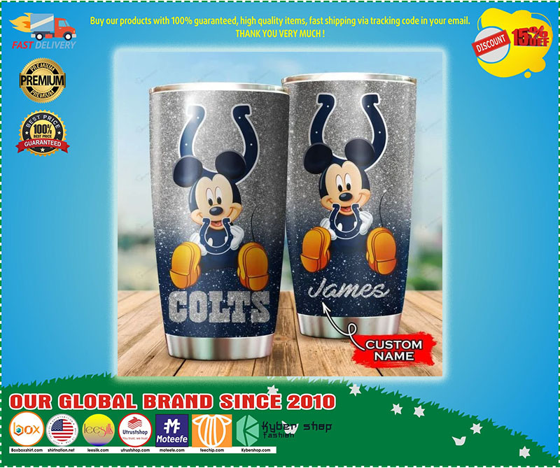 Mickey Mouse Indianapolis Colts Tumbler 2