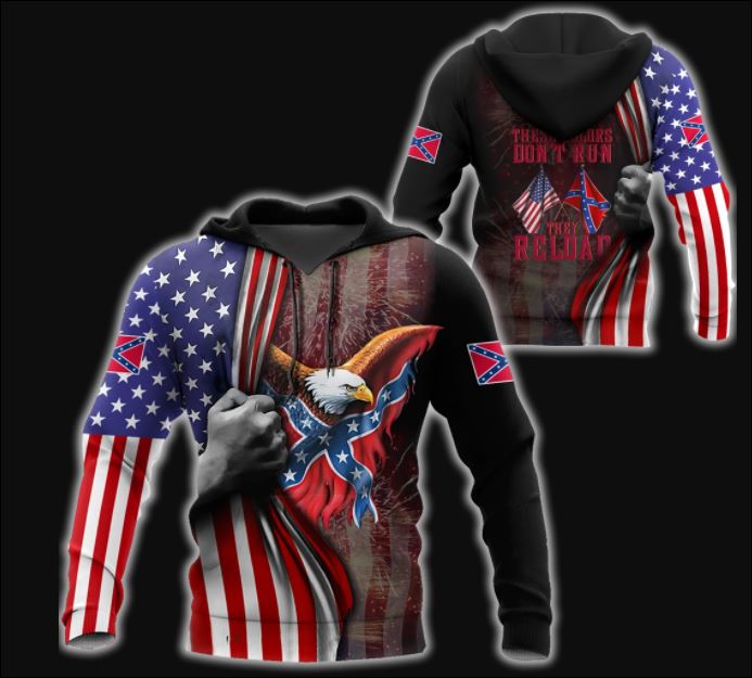 Confederate States of America 3D all over printed hoodie
