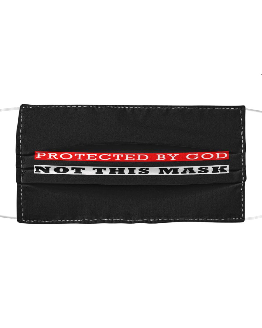 Protected by god not this mask face mask 3