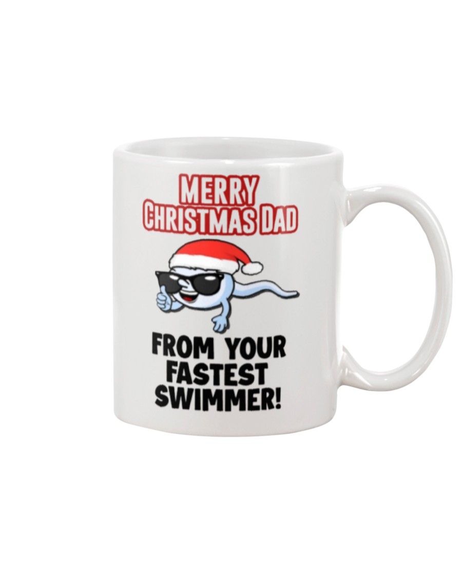 Merry Christmas dad from your fastest swimmer mug 7