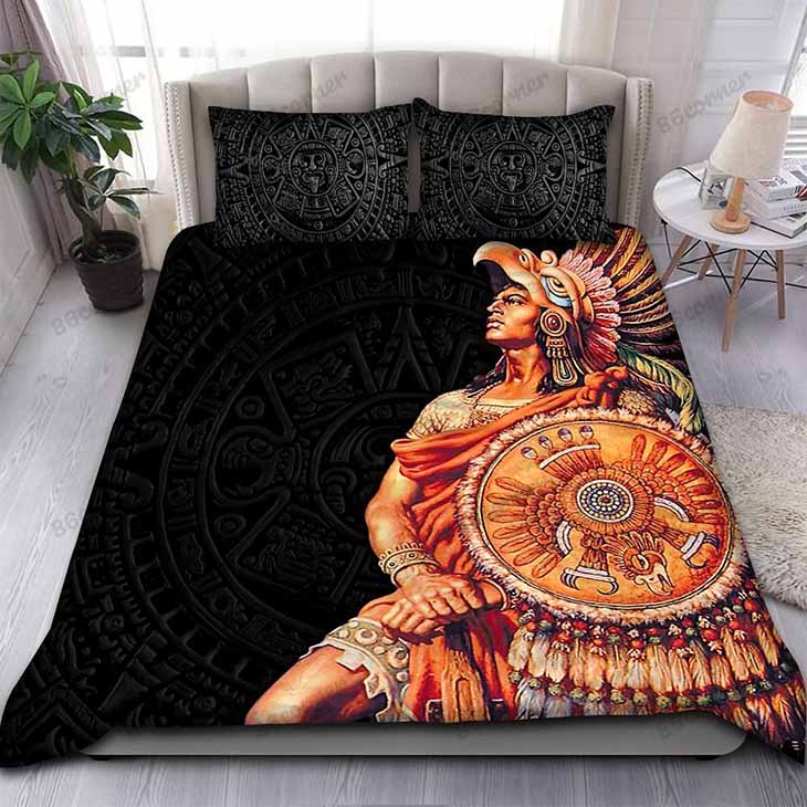 Mexican Aztec Warrior Bedding Set