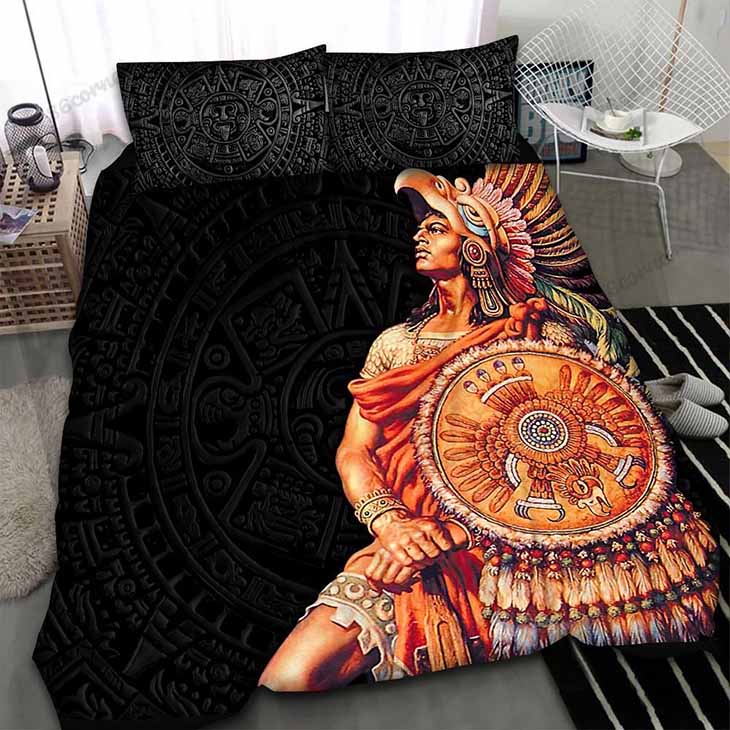 Mexican Aztec Warrior Bedding Set3