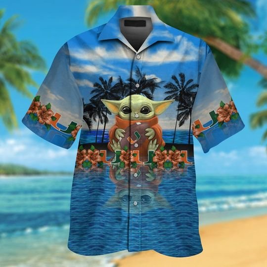 miami hurricanes hawaiian shirt