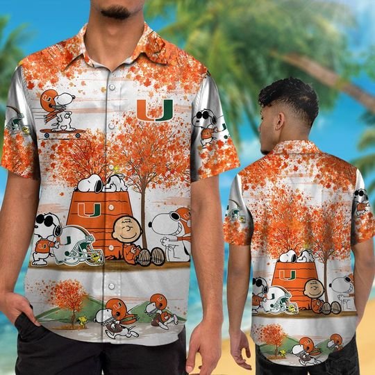 miami hurricanes hawaiian shirt