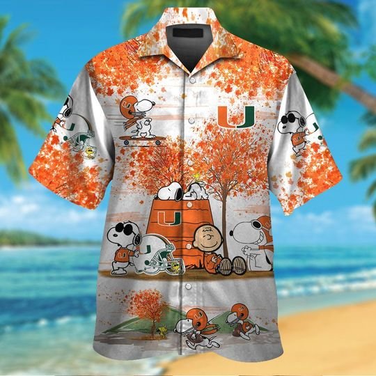 miami hurricanes hawaiian shirt