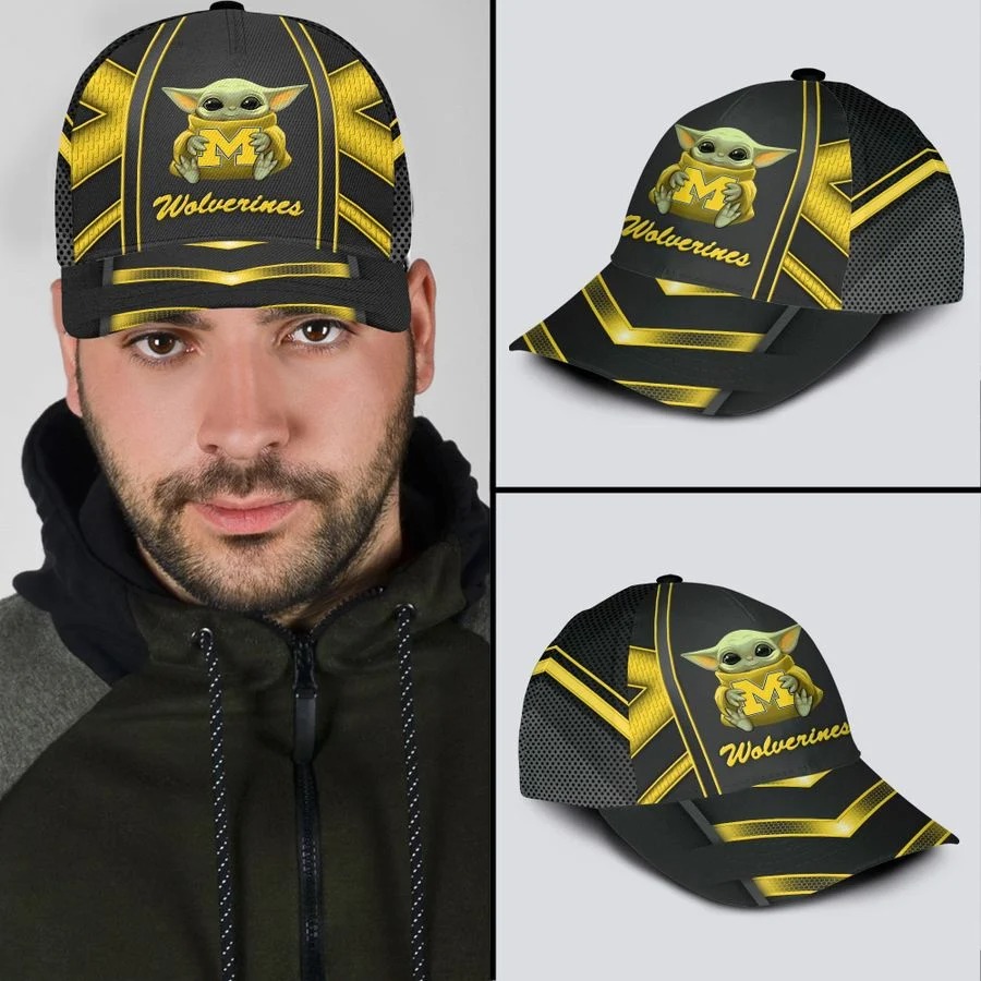 Michigan Wolverines And Baby Yoda Classic Cap – BBS