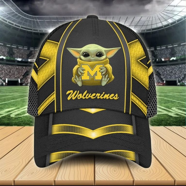 Michigan Wolverines And Baby Yoda Classic Cap2