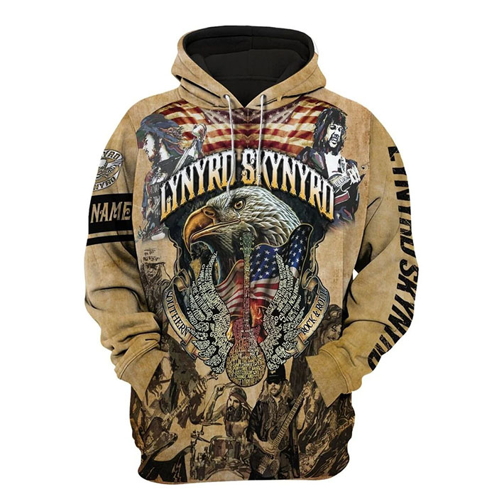 Lynyrd Skynrd Team Custom Name 3D Hoodie1