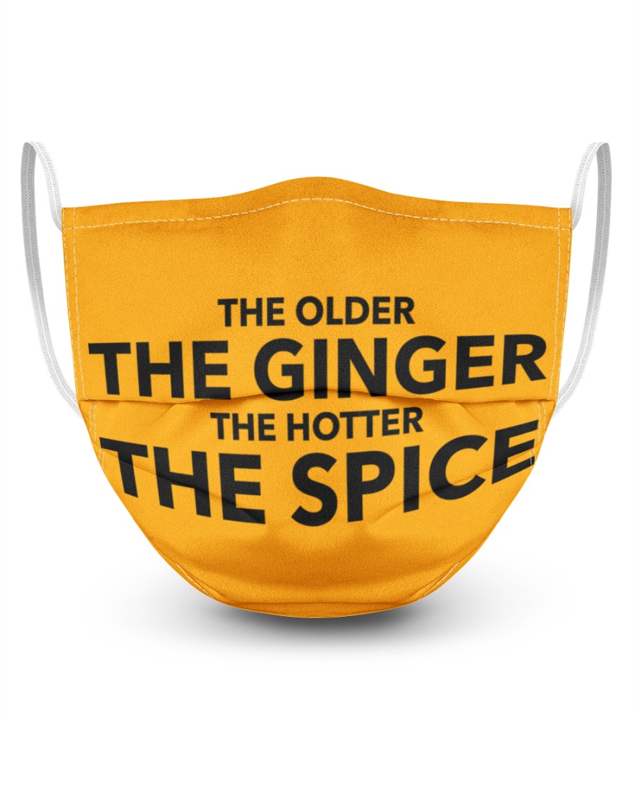 The older the ginger the hotter the spice face mask