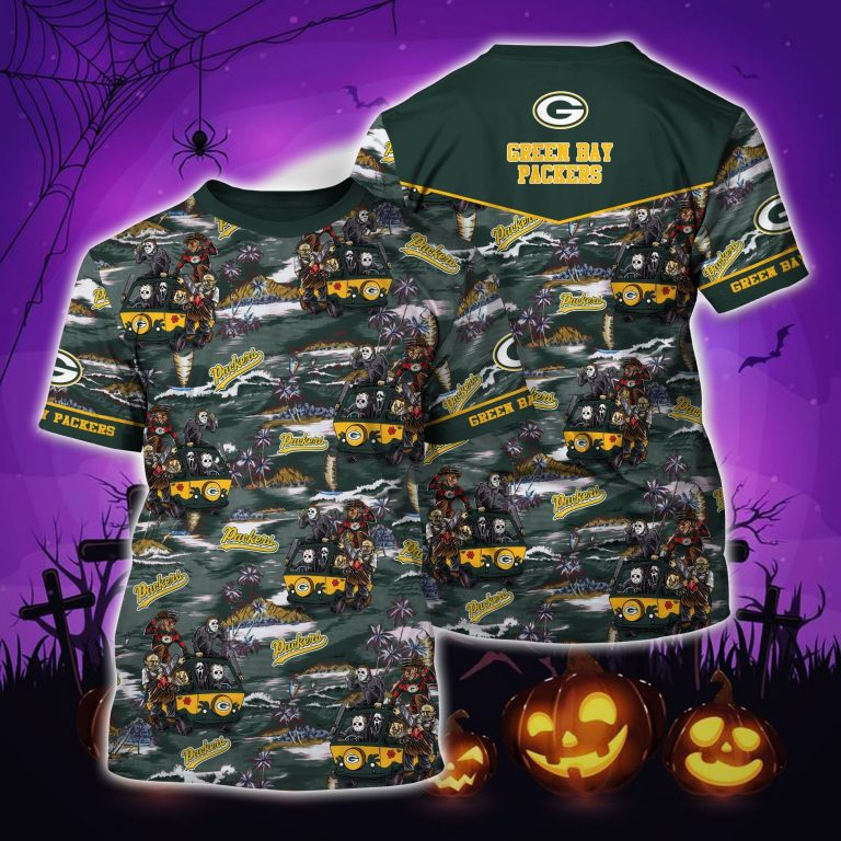 NFL Green Bay Packer Horror characters shirt 1
