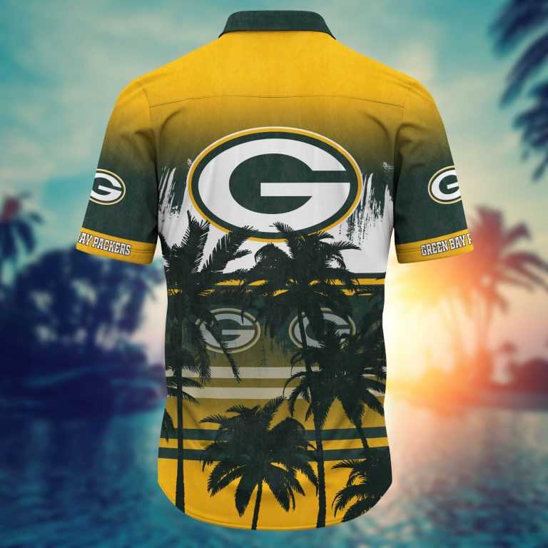 NFL Green Bay Packers Coconut Island Hawaiian shirt, short 2
