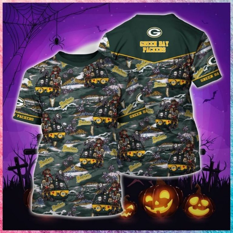NFL Green Bay Packers Horror characters 3d shirt 1
