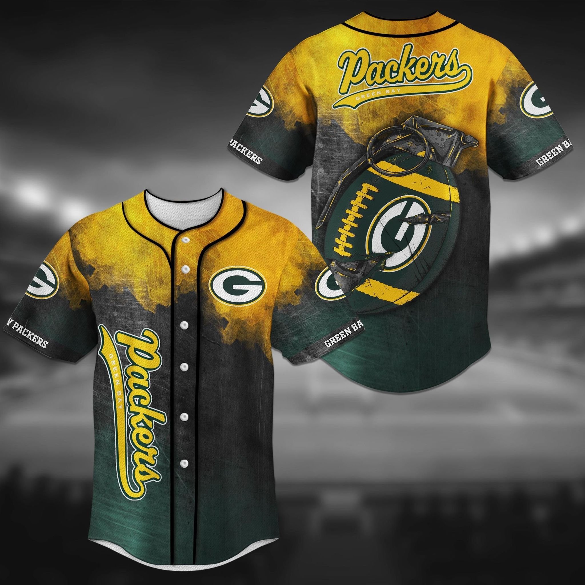 NFL Green Bay Packers bomb baseball jersey – LIMITED EDITION