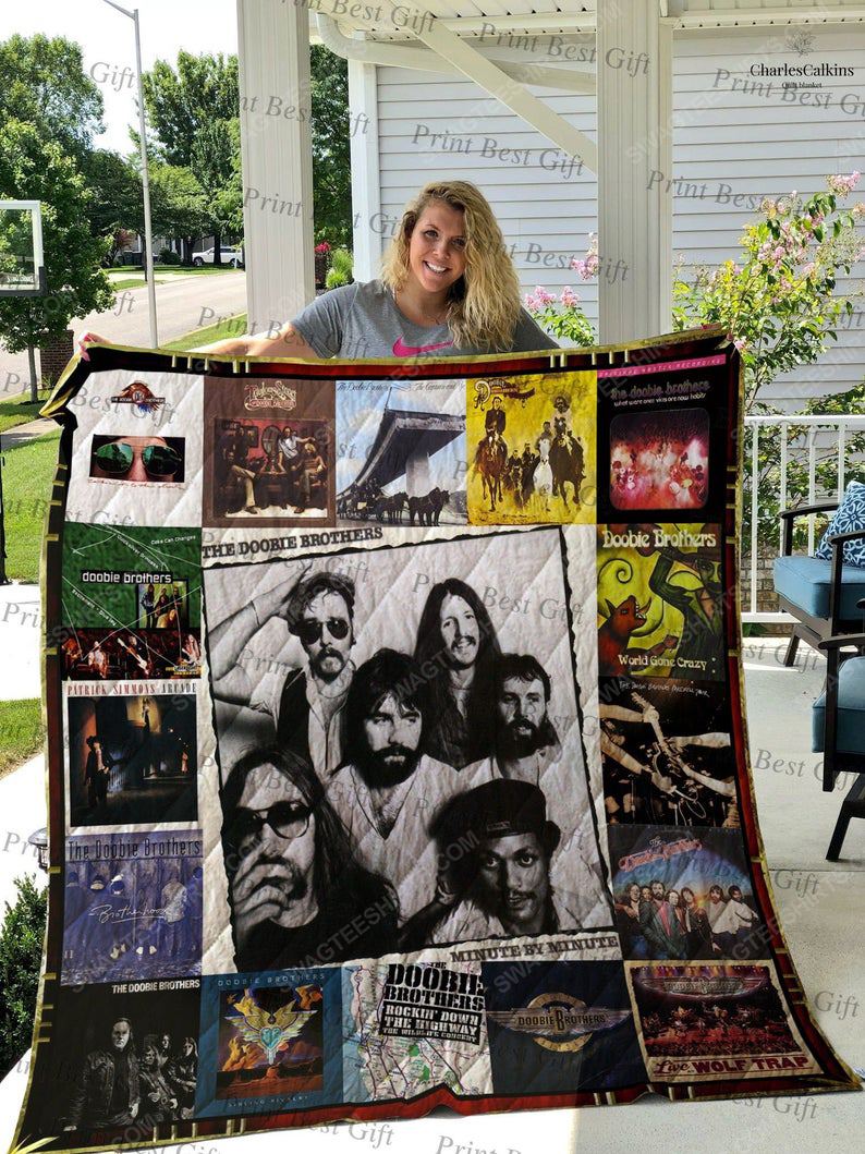 Vintage the doobie brothers albums cover full printing quilt 1
