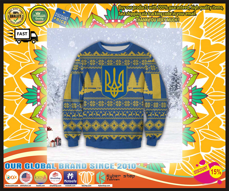 UKRAINA UGLY CHRISTMAS SWEATER – LIMITED EDITION