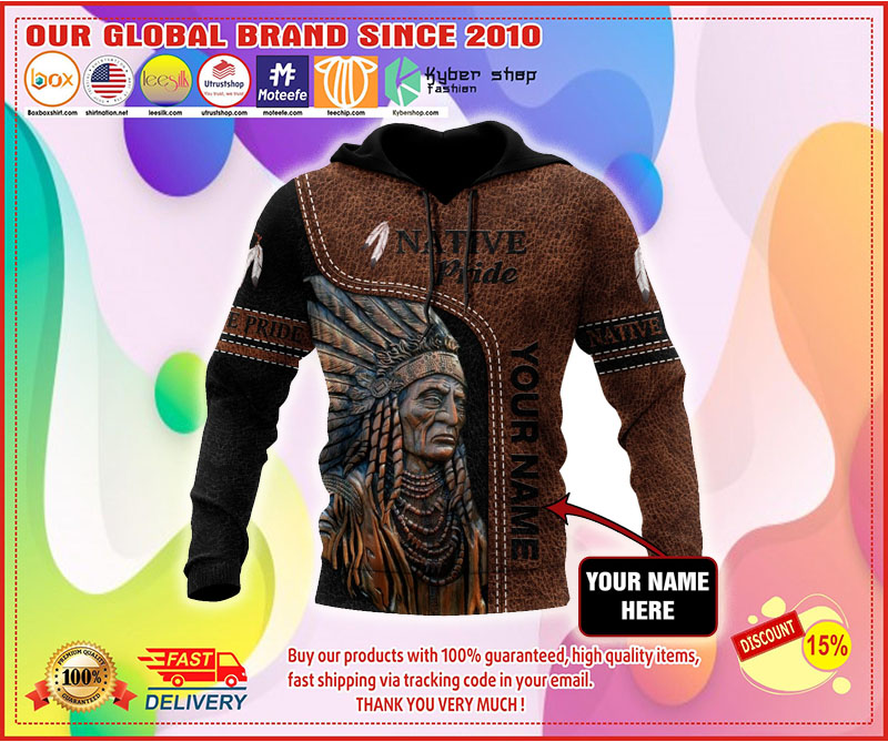 [LIMITED EDITION] Native American Pride 3D hoodie custom name