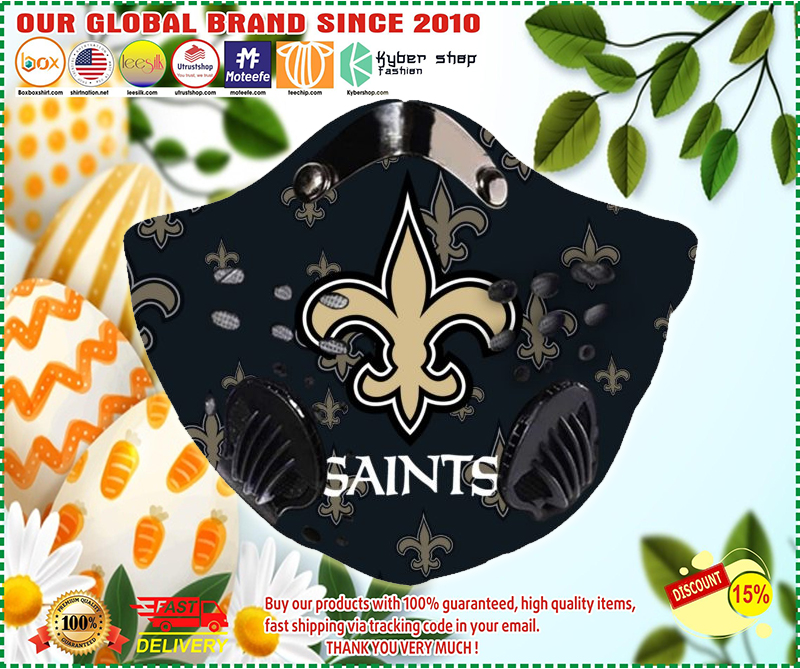 New Orleans Saints NFL Filter Face Mask 3