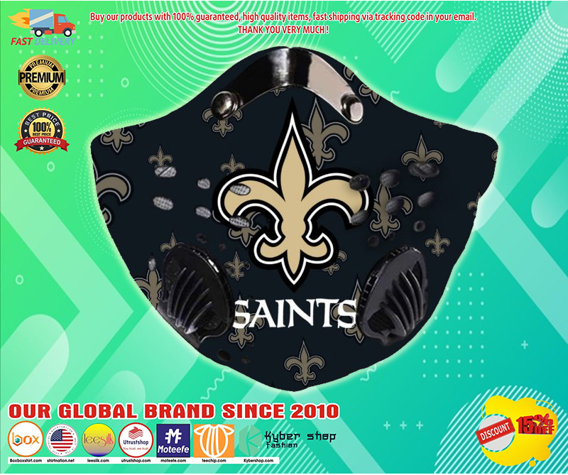 New Orleans Saints NFL Filter Face Mask