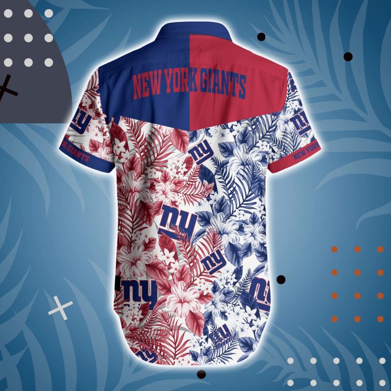 New York Giants Hawaiian Shirt, Short5