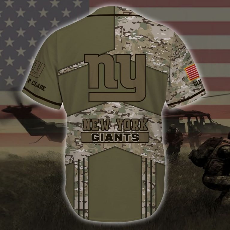 New York Giants Personalized Custom Name Baseball Shirt2