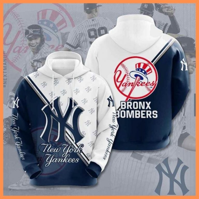 New York Yankees bronx bombers 3D Hoodie 2