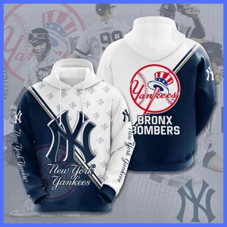 New York Yankees bronx bombers 3D Hoodie 3