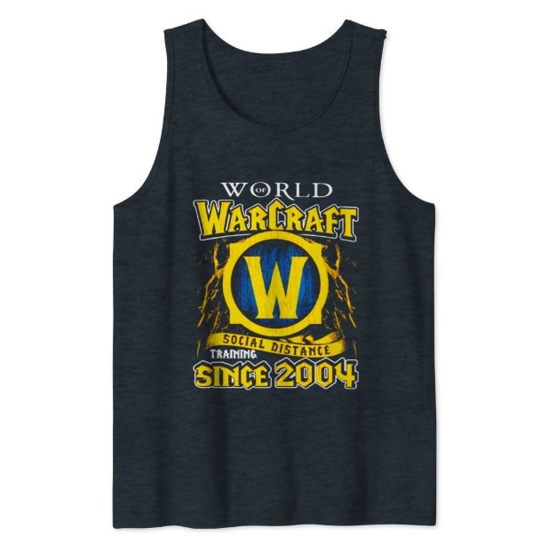 World of Warcraft social distance training since 2004 tank top