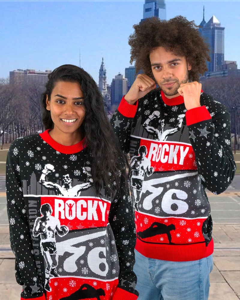 Rocky 1976 christmas jumper and ugly sweater size S