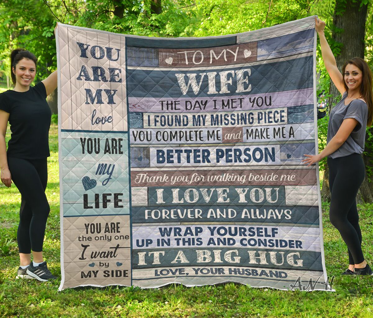 To my wife love your husband quilt blanket – Saleoff 271020