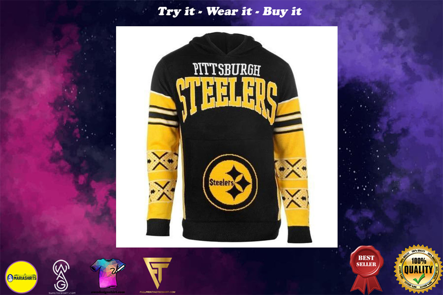[special edition] the pittsburgh steelers full over print shirt – maria