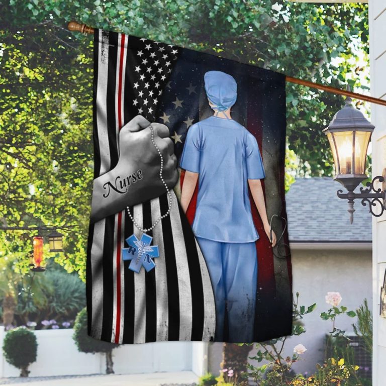 Nurse American Flag