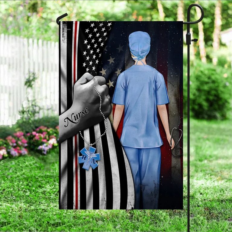 Nurse American Flag